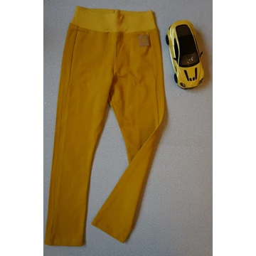 Legi nadrág leggings fazon, mustársárga